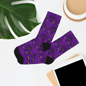 Haunted Wallpaper DTG Socks