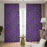 Purple Leopard Print Blackout Curtains | 265(gsm) / 2 Panels