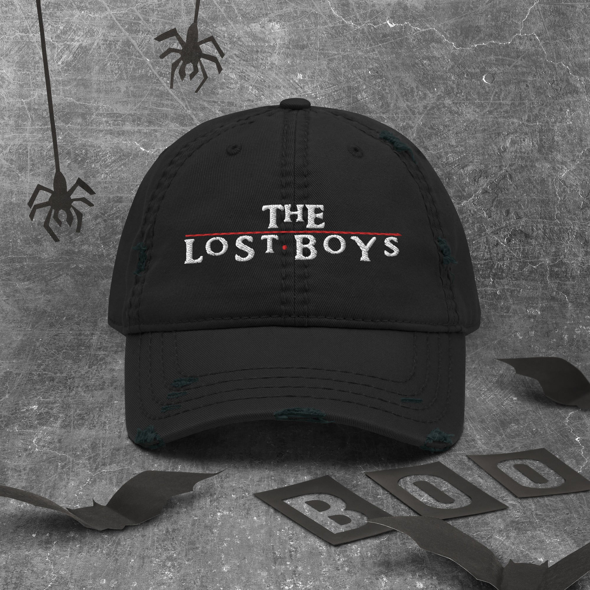 Lost Distressed Dad Hat