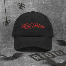 Hail Satan Distressed Dad Hat