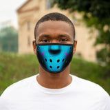 Teal Hockey / Friday the 13th / Mixed-Fabric Face Mask