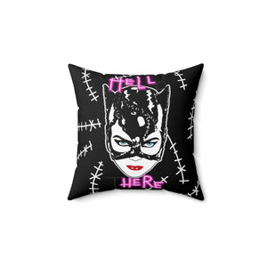 Hell Here | Spun Polyester Square Pillow | Single Pillow