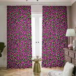 Pink Leopard Print Blackout Curtains | 265(gsm) / 2 Panels