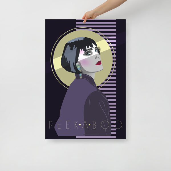 Peek A Boo / Siouxsie Sioux / 24x36 Enhanced Matte Poster