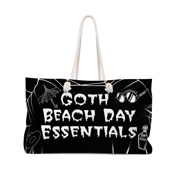 Goth Beach Day Essentials Weekender Bag