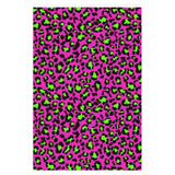 Pink / Neon Green Leopard Print Wrapping Paper
