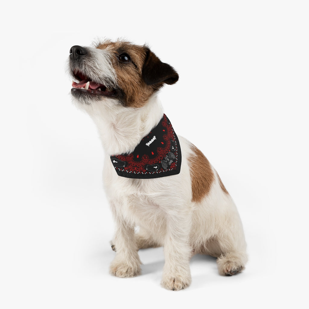 Bloody Vampire Pet Bandana Collar
