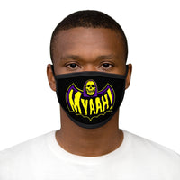 Myah Skeletor Bat Mixed-Fabric Face Mask