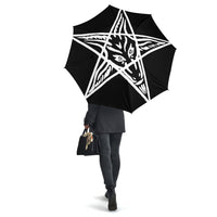 Baphomet Black Umbrella