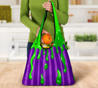 Beetlejuice Slime/Sandworm Grocery Bag / Pack of 3