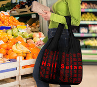 Hail Satan 3 Pack Grocery Bags / Reusable