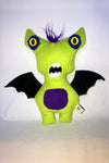 Green Sketch Bat Monster Doll