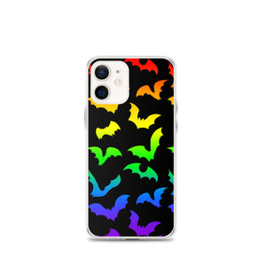 Rainbow Flying Bats iPhone Case