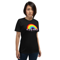Gay Goth Rainbow Short-Sleeve Unisex T-Shirt