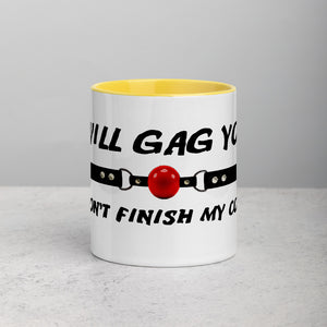 Gag You 2 Mug with Color Inside