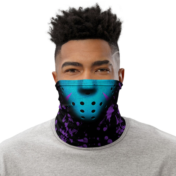 Purple Jason Hockey Face Mask Neck Gaiter / All Over Print