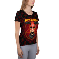 Nikki Vicious Devil Inside Women's Athletic T-shirt
