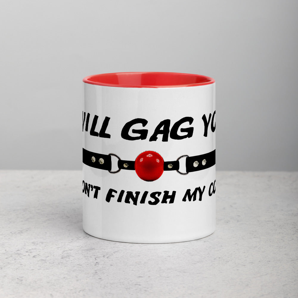 Gag You 2 Mug with Color Inside