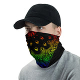 Rainbow Goth Bandana Face Mask Neck Gaiter