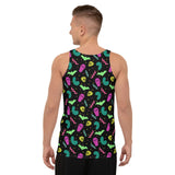 90s Style Goth Pattern Unisex Tank Top /All Over Print