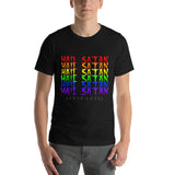 Rainbow Hail Satan Unisex T-Shirt