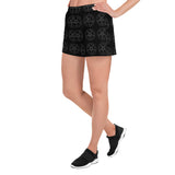 Baphomet Women's Athletic Short Shorts / All Over Print