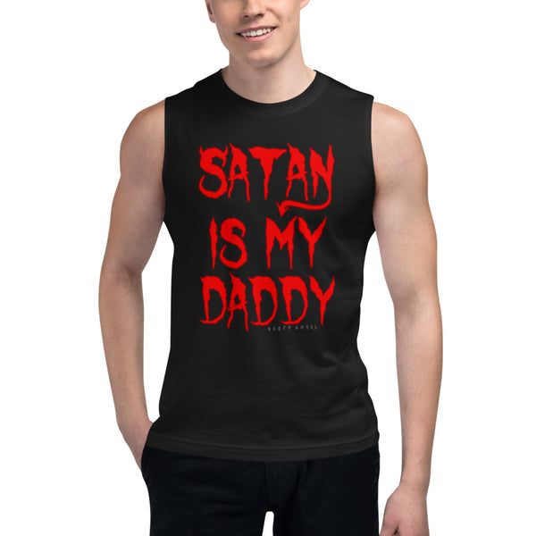 Satan is my Daddy Unisex Muscle Shirt