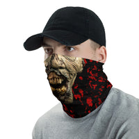Bloody Zombie Face Mask Neck Gaiter