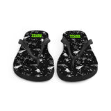 Gothic Pattern Flip-Flops All Over Print