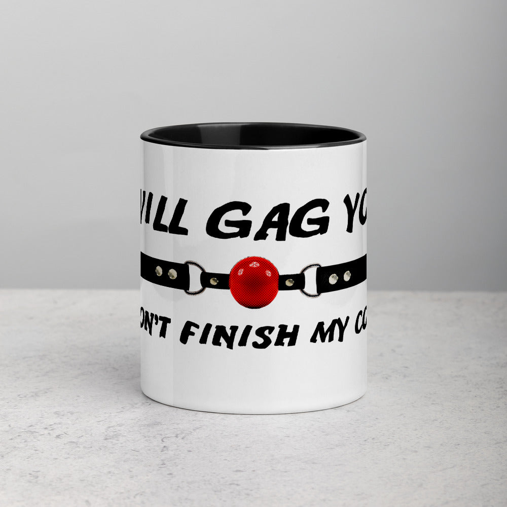 Gag You 2 Mug with Color Inside
