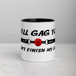 Gag You 2 Mug with Color Inside