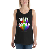 Rainbow Hail Satan Unisex Tank Top