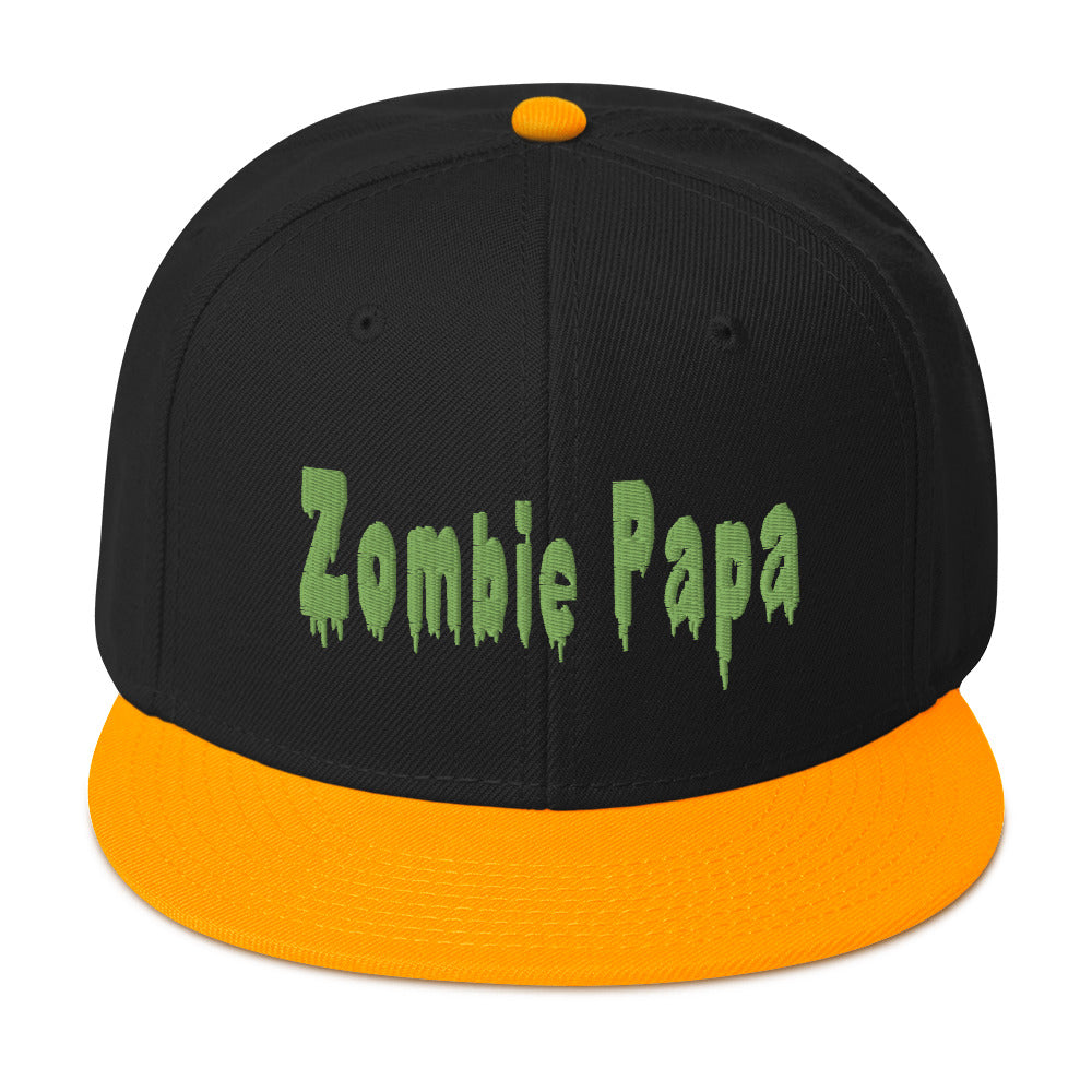 Zombie Papa Snapback Hat