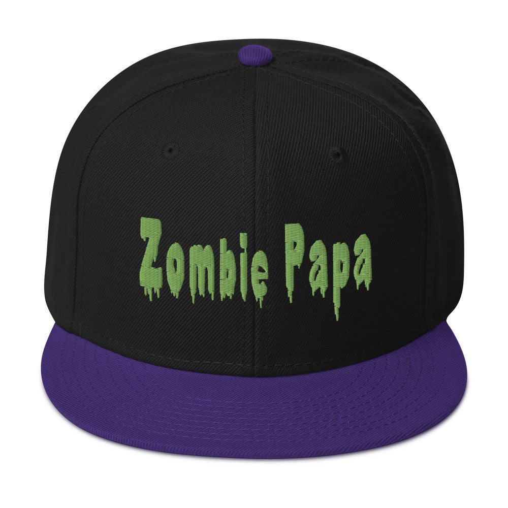 Zombie Papa Snapback Hat
