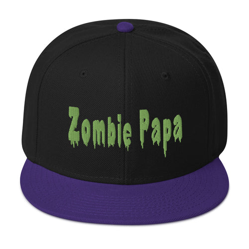 Zombie Papa Snapback Hat