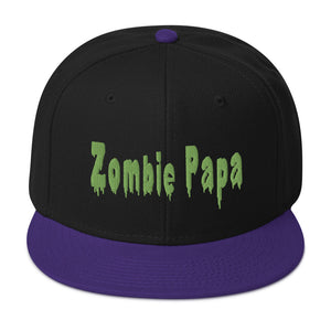 Zombie Papa Snapback Hat