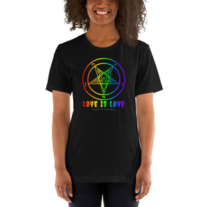 Love is Love Baphomet Short-Sleeve Unisex T-Shirt
