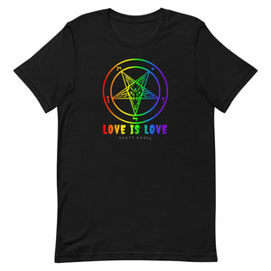 Love is Love Baphomet Short-Sleeve Unisex T-Shirt