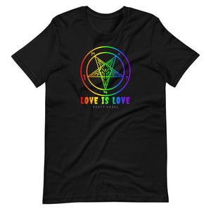 Love is Love Baphomet Short-Sleeve Unisex T-Shirt
